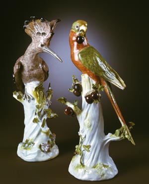 Johann Joachim Kaendler, Wiedehopf, 1736, Meissen Foto: J&uuml;rgen Karpinski&copy; Porzellansammlung, Staatliche Kunstsammlungen Dresden