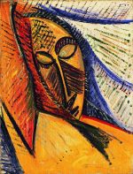Kopf einer schlafenden Frau (T&ecirc;te de femme (Nu &agrave; la draperie [&Eacute;tude])), 1907&Ouml;l auf Leinwand, 61,4 x 47,6 cmThe Museum of Modern Art, New York, Estate of John Hay Whitney