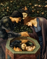 Edward Burne-Jones, Das Schreckenshaupt, 1885�1887, &Ouml;l auf
Leinwand, 155 x 130,5 cm (Ausschnitt), Staatsgalerie Stuttgart
