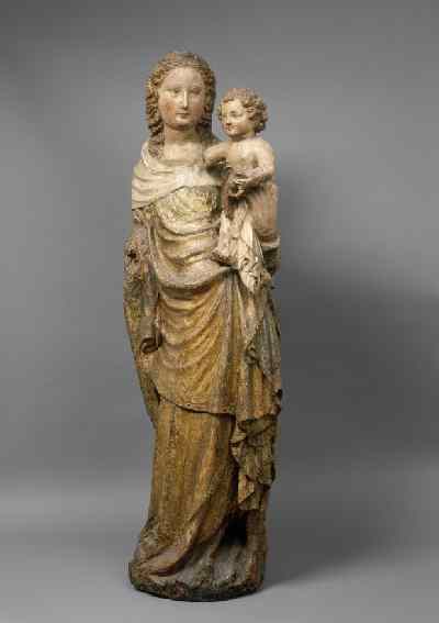 Friesentor-Madonna, K&ouml;ln, um 1370-80, Foto: Rheinisches Bildarchiv